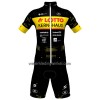 Set Fietsshirt + Korte Koersbroek 2023 Lotto-Kern Haus Geel Zwart